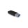 Male | 9 pin USB Type A | Female | 24 pin USB-C | Black
